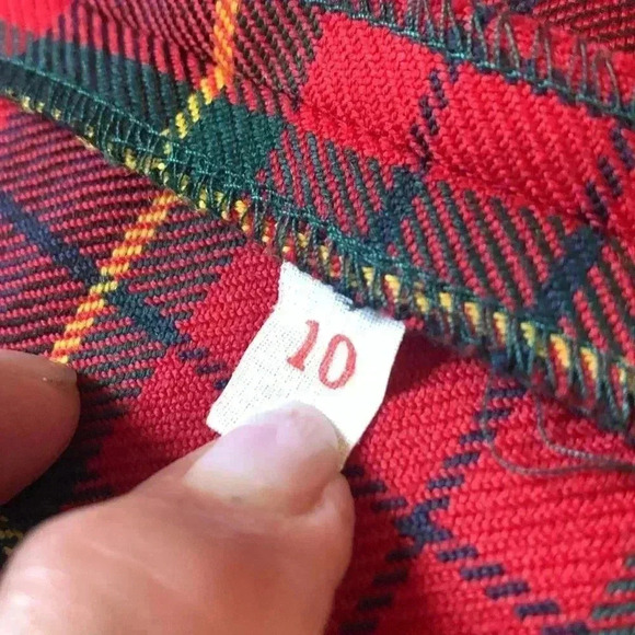 LOCHCARRON NWOT Tartan Billie Scottish Wrap Around Skirt Size 10 - Picture 9 of 10